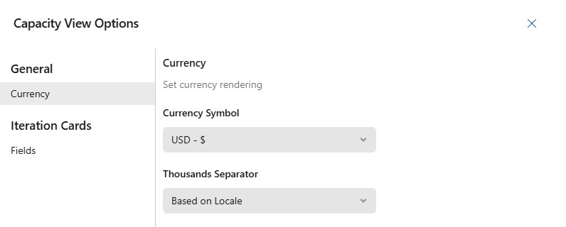 Capacity Currency Options