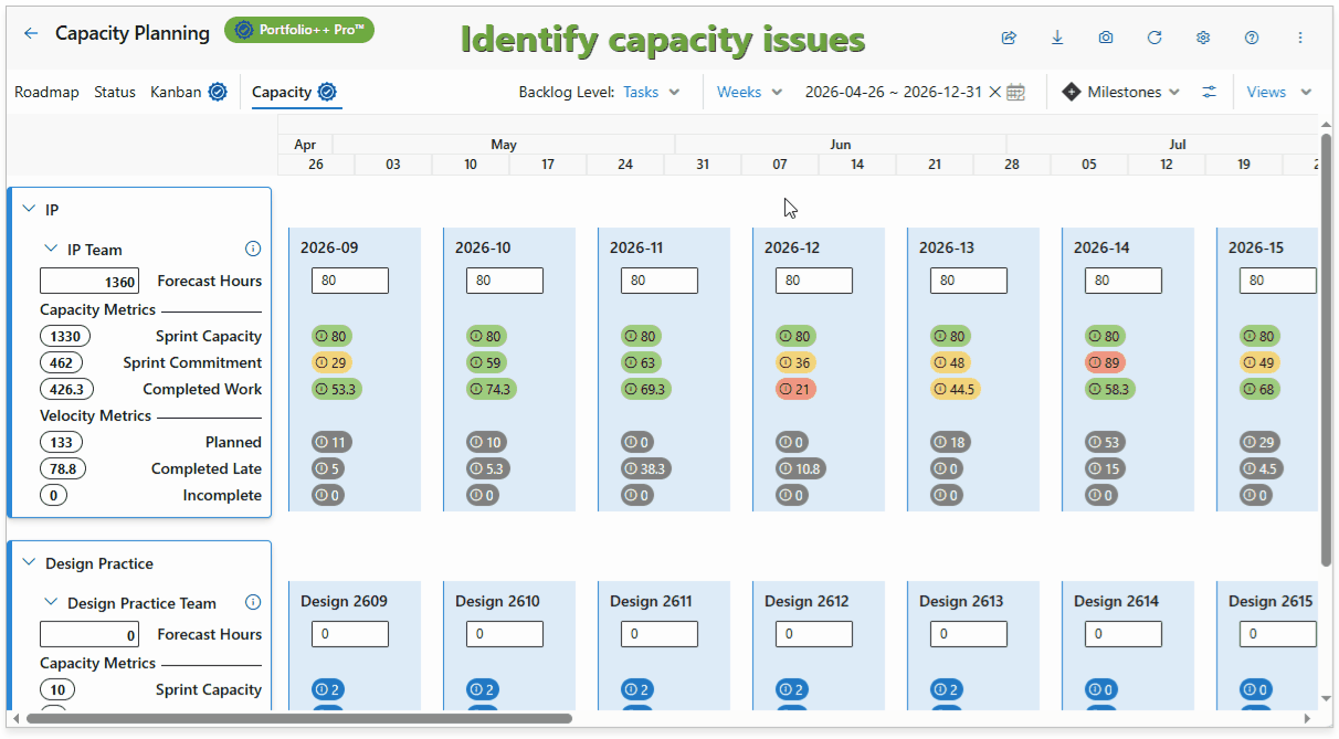 Capacity View